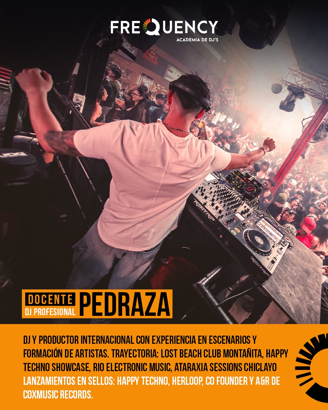 Pedraza docente Frequency Academy