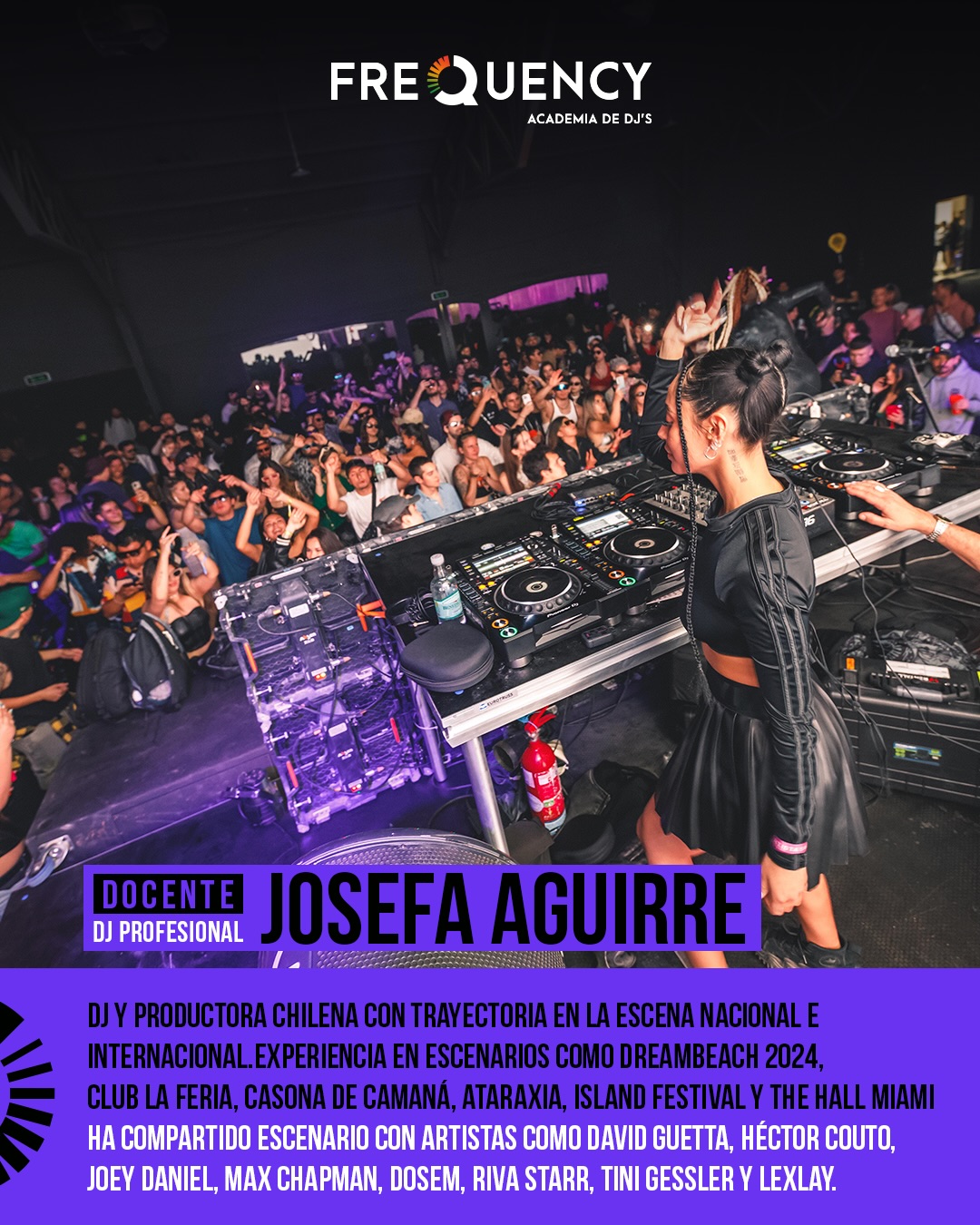 Josefa Aguirre docente Frequency Academy