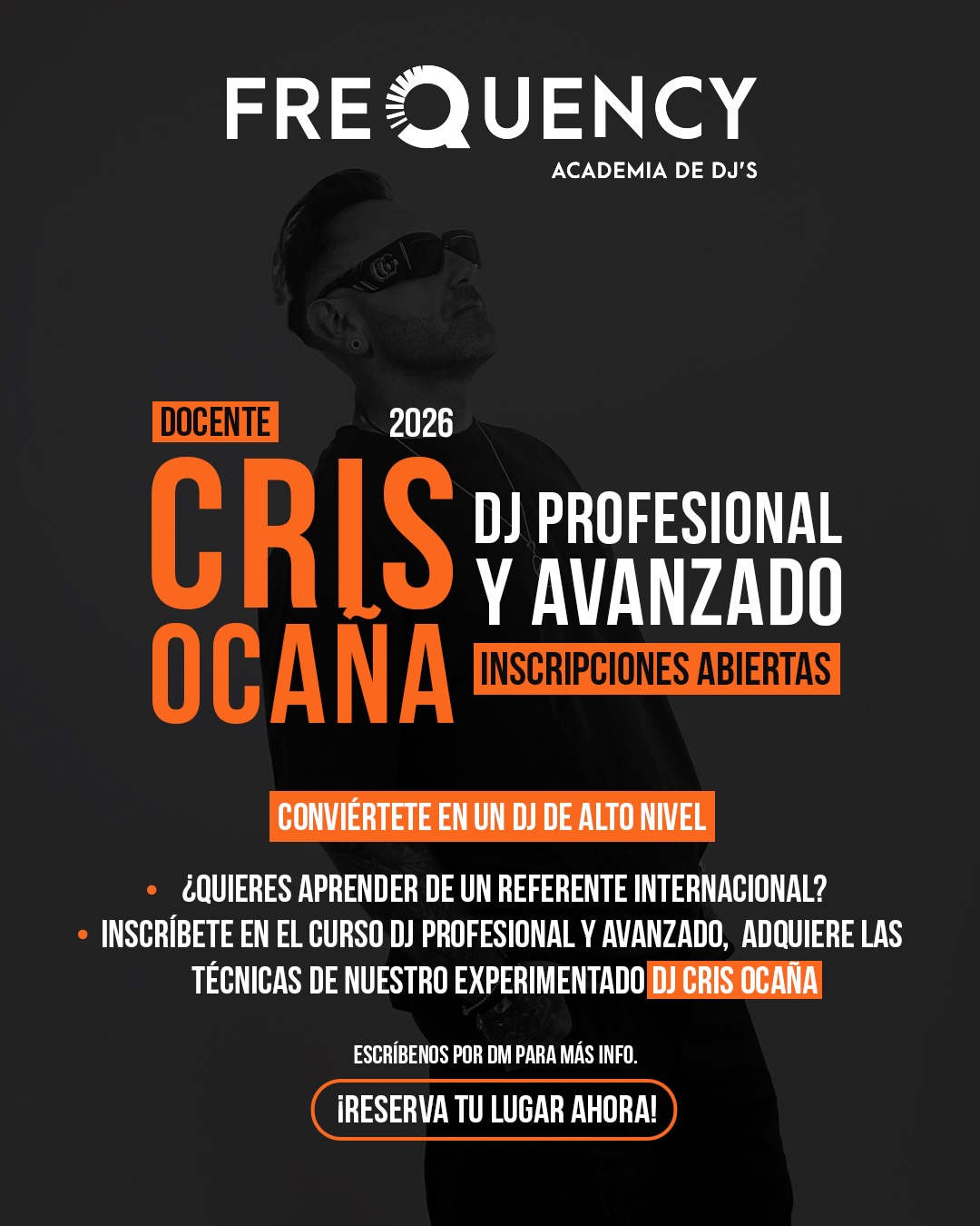 Cris Ocaña docente Frequency Academy
